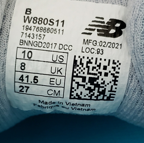 NWT New Balance 880 sz 10 SOLD - Picture 8 of 15